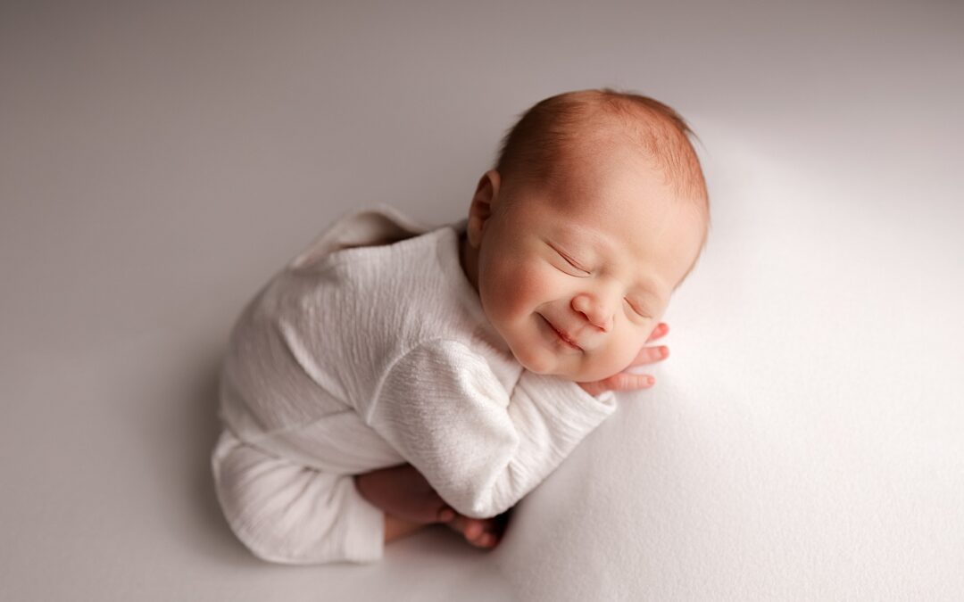 How to Get Baby to Smile | Silver Spring Newborn Photographer