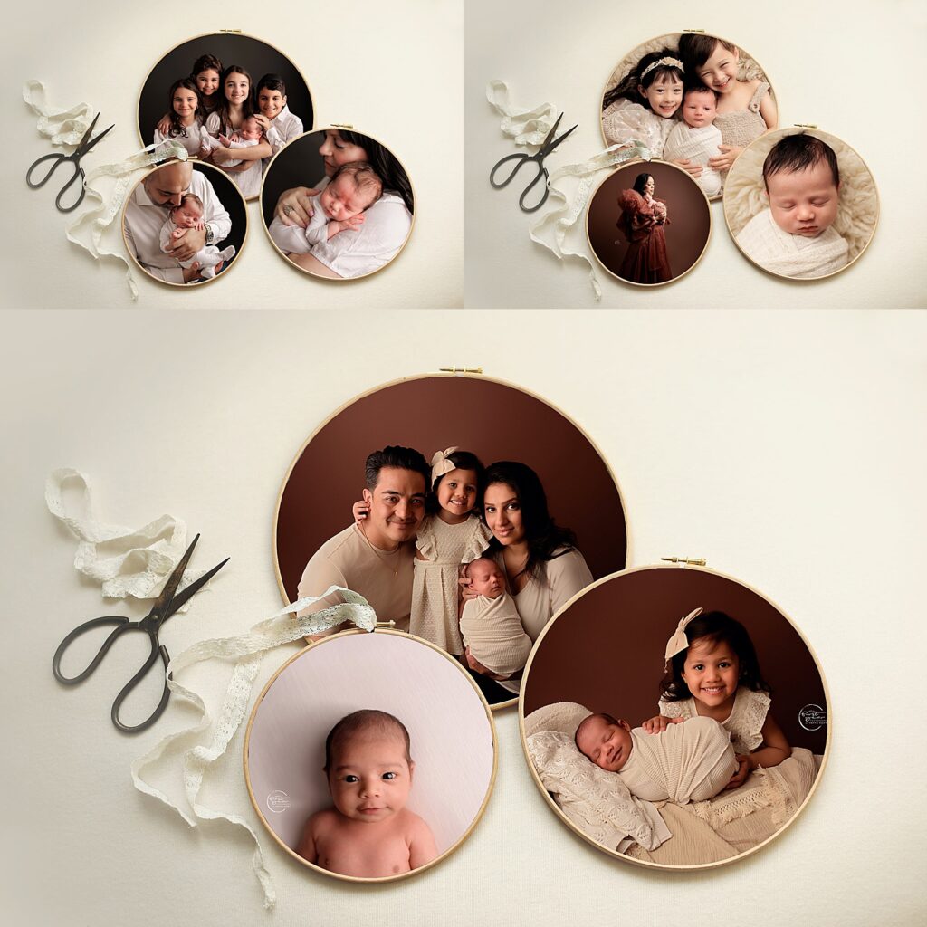 little ones posed together by Silver Spring Newborn Photographer
